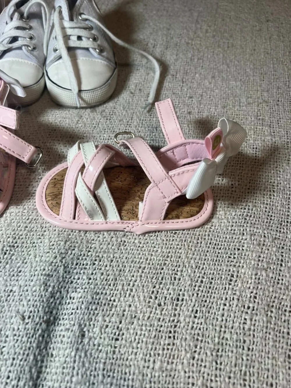4 Pairs Baby Shoes Bundle, New & Like New, Sizes 3-18 Mo, Sandals